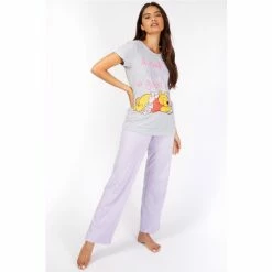 Character Grey Ladies Disney Winnie The Pooh Pyjamas