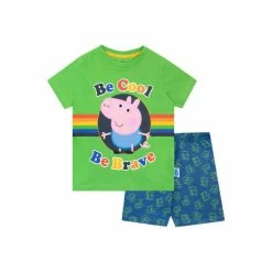 Character Green George Pig Boys Short Pyjamas